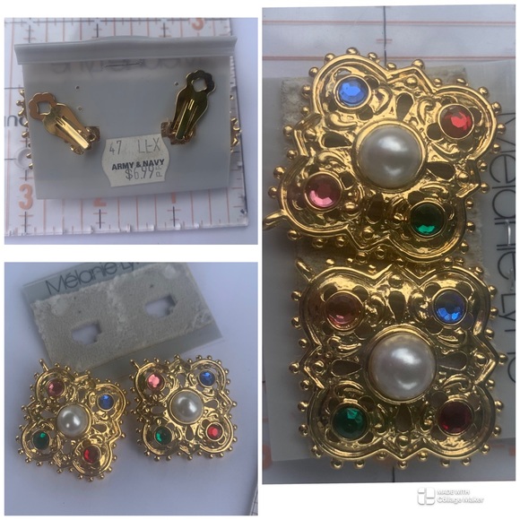 2/$19 RARE!! NEW 80’s Clip On earrings — the Original packag… - Picture 8 of 8